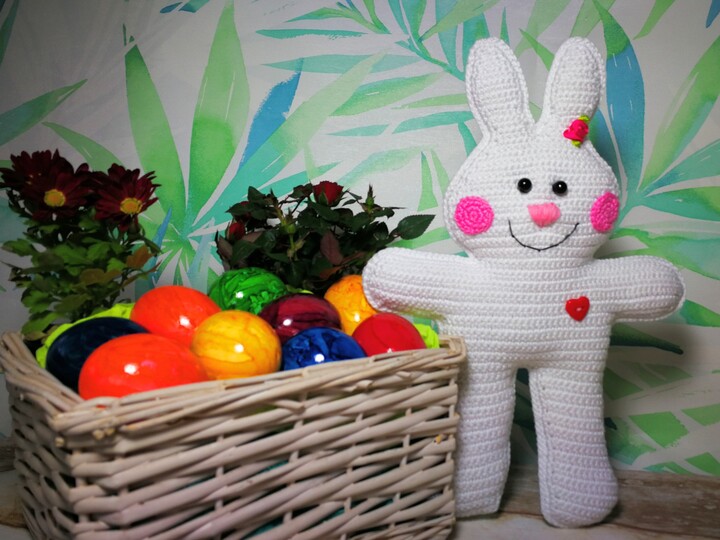 Schnelles Häschen als dekoration oder Spielzeug