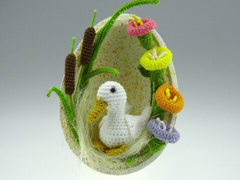 Osterei Ente Häkelanleitung Amigurumi