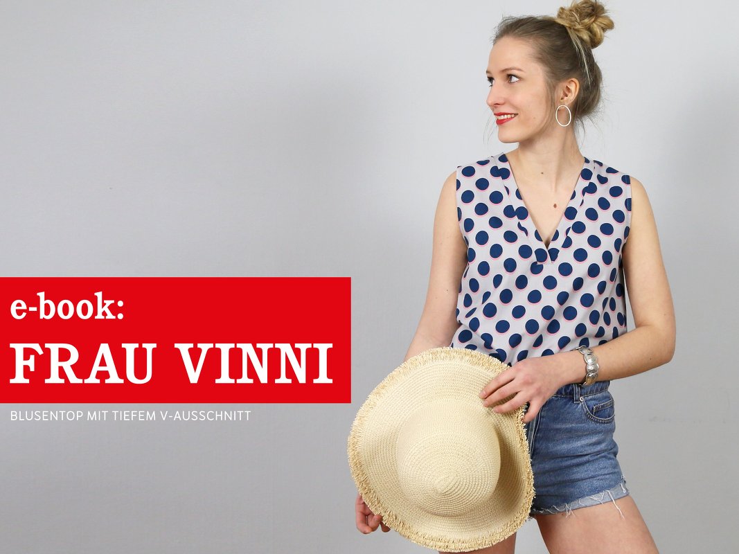 FRAU VINNI - Blusentop mit tiefem V-Ausschnitt - Bild 2