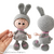 190 Crochet Pattern - Girl Doll in an Easter Bunny Rabbit outfit - Amigurumi PDF file by Stelmakhova CP