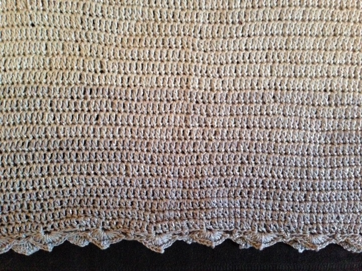 Häkeltop "Funkelnder Diamant" passend zur gleichnamigen Jacke, Gr. 42