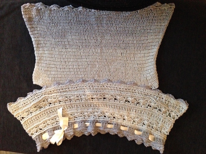 Häkeltop "Funkelnder Diamant" passend zur gleichnamigen Jacke, Gr. 42