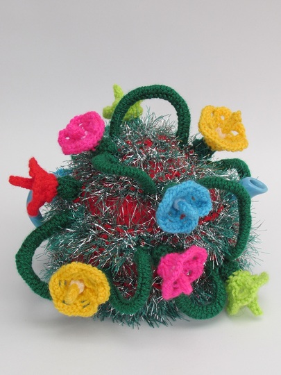 Christmas Tinsel and Fairy Lights Tea Cosy
