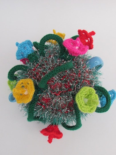 Christmas Tinsel and Fairy Lights Tea Cosy