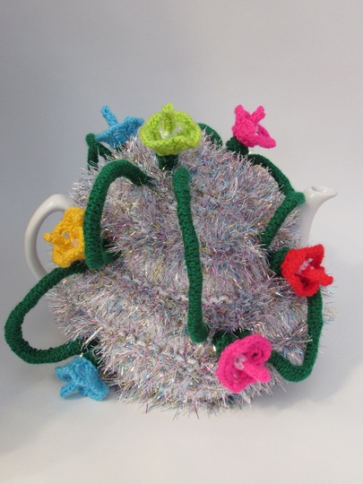 Christmas Tinsel and Fairy Lights Tea Cosy