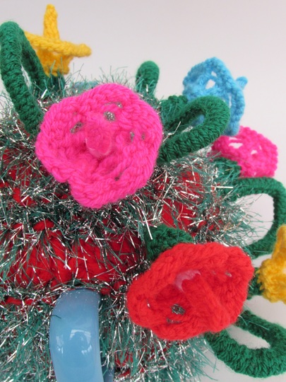 Christmas Tinsel and Fairy Lights Tea Cosy