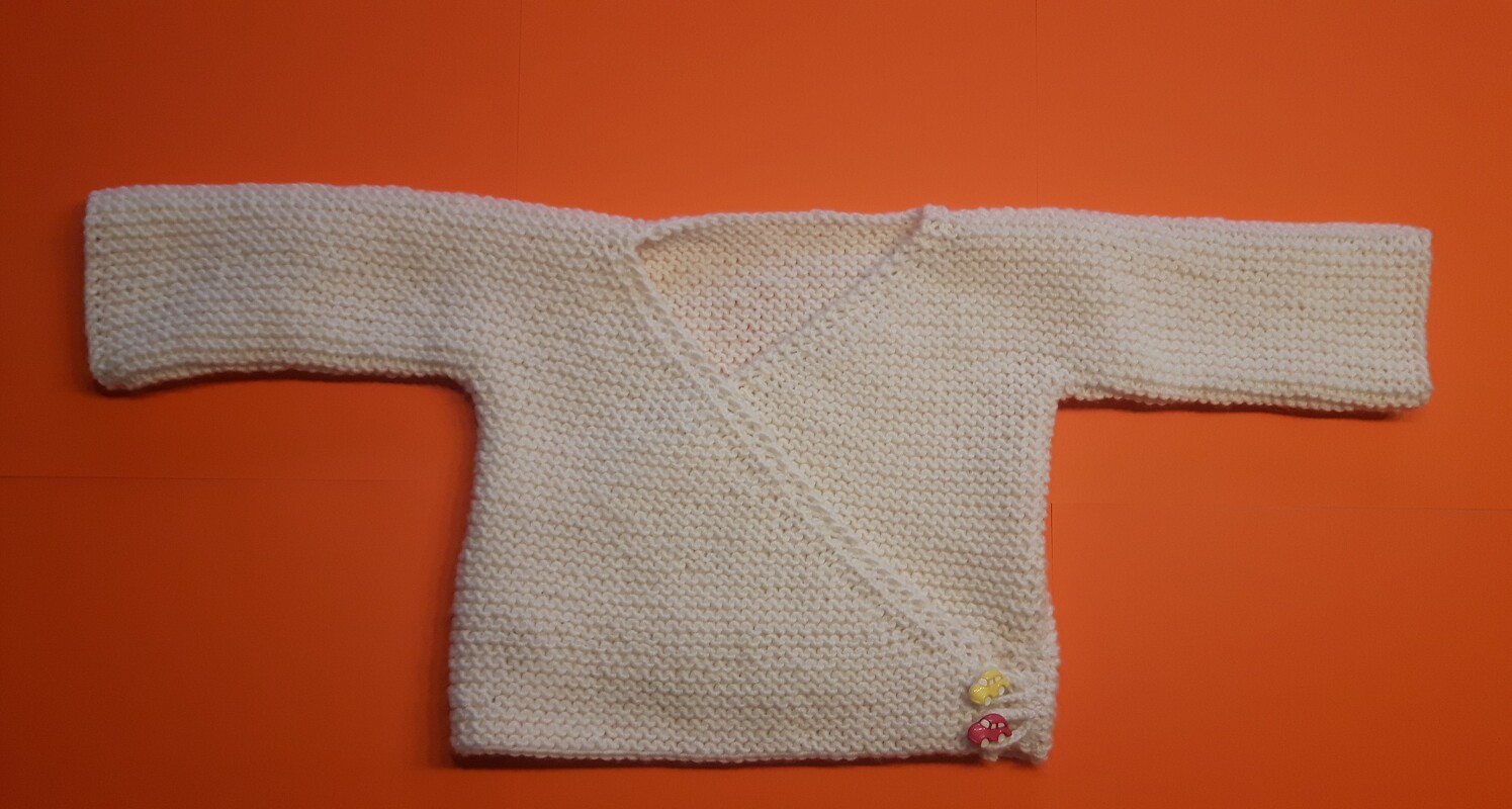 Anleitung Super einfaches Babyjäckchen