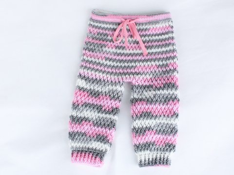 Babyhose mit Reliefmuster "Wolke", Gr. 50-116, nahtlos