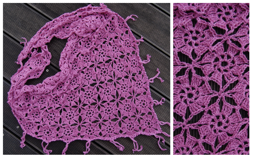 Häkelanleitung Dreieckstuch FEENZAUBER