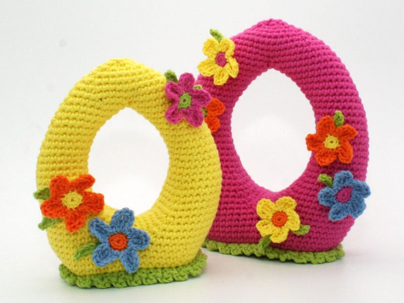Hello Spring - Egg-Shape Decoration - Crochet Pattern - Image 2