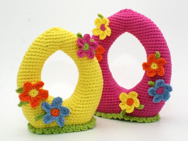 Hello Spring - Egg-Shape Decoration - Crochet Pattern