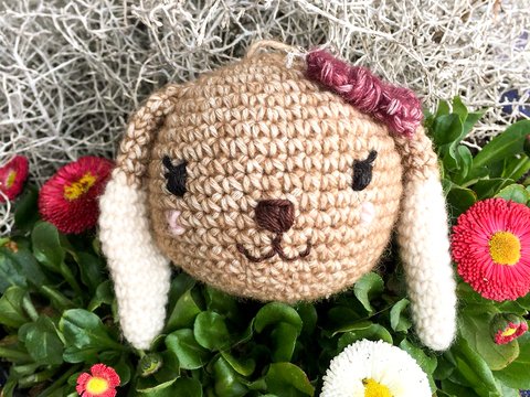 Osterhase Pauline Dekokugel - Häkelanleitung