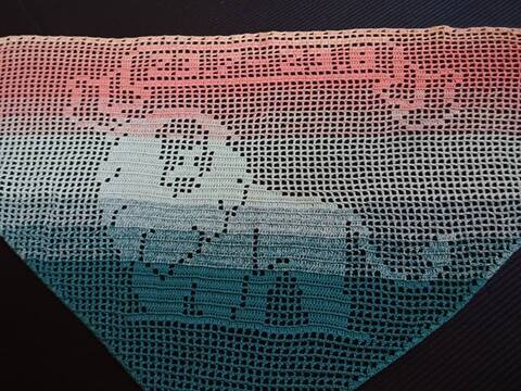 Motivtuch-Sternzeichen-Löwe (Häkelanleitung)