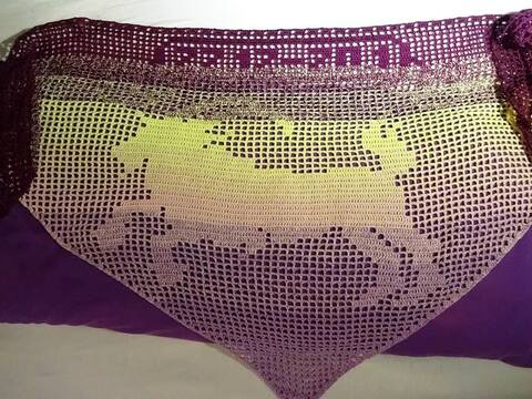 Motivtuch-Sternzeichen-Steinbock (Häkelanleitung)