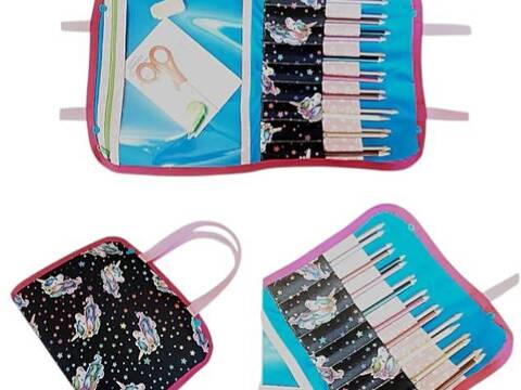 Nähanleitung für eine vielseitige Malmappe, Stifte-,Pinsel-oder Nadeltasche