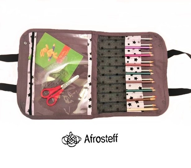 Nähanleitung für eine vielseitige Malmappe, Stifte-,Pinsel-oder Nadeltasche