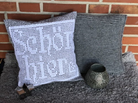 Häkelanleitung Deckchen "Schön hier"