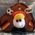 Häkelanleitung " Poldi, das Fußballmaskottchen Taschenbaumler"