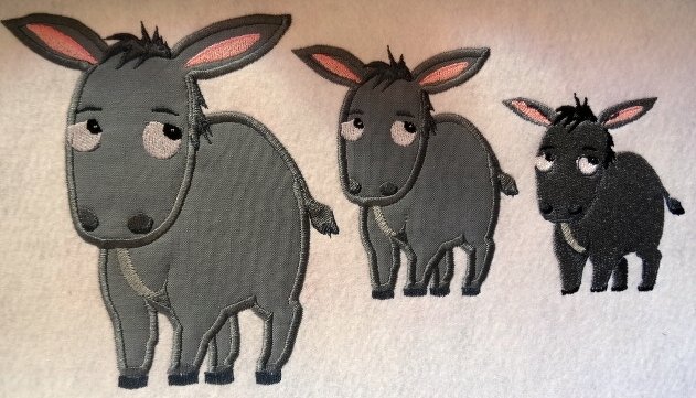 Esel Stickdatei - Bild 2
