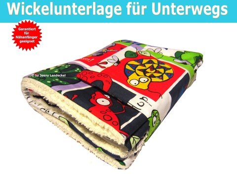 Wickelunterlage für unterwegs - Nähanleitung