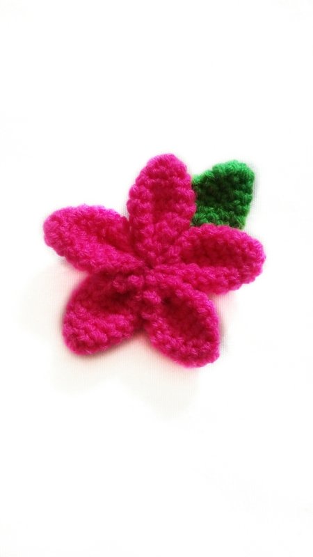 Häkelanleitung blume PDF english-deutsch-dutch - Bild 8