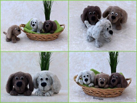 Häkelanleitung, Die Hundewelpen!