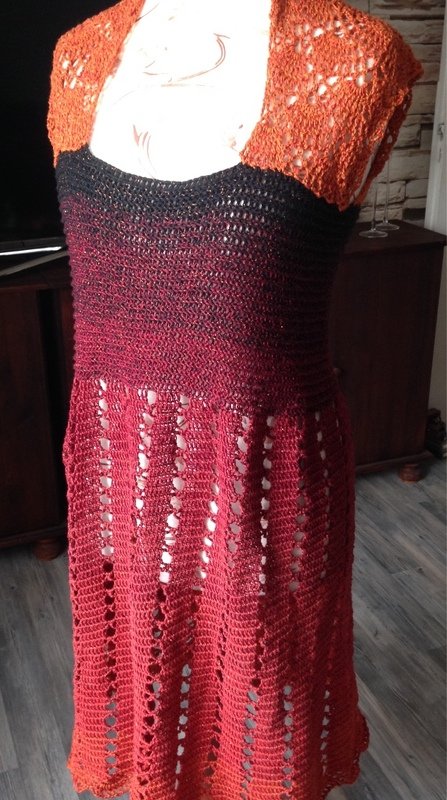 Sommerkleid "Abendstern" Gr. 44 - Bild 2