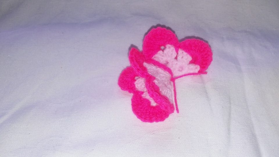 Häkelanleitung Schmetterling PDF english-deutsch-dutch