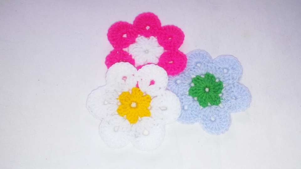 pattern flower PDF english-deutsch-dutch