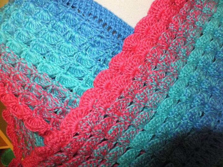 Drachenliebe - langer Schal zum Häkeln