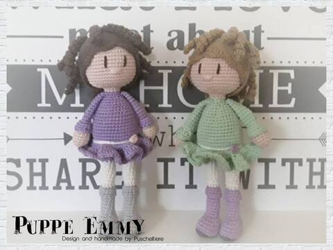 Häkelanleitung Puppe Emmy