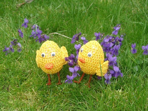 Häkelanleitung "Ein kleiner Ostergruß"