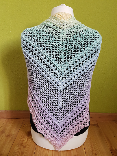 Häkelanleitung Tuch Thandi