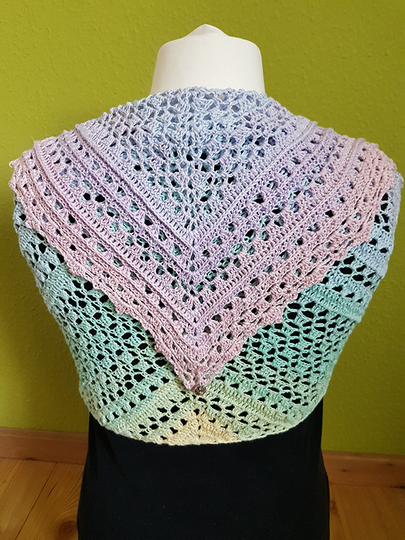 Häkelanleitung Tuch Thandi