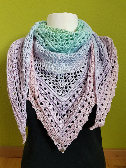 Häkelanleitung Tuch Thandi