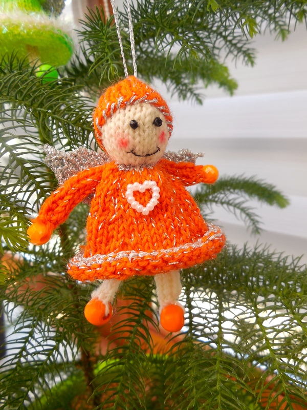 Strickanleitung Engelchen - Schutzengel - Taschenbaumler