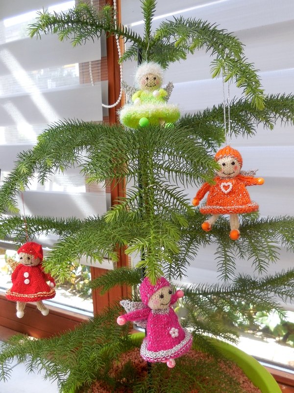 Strickanleitung Engelchen - Schutzengel - Taschenbaumler