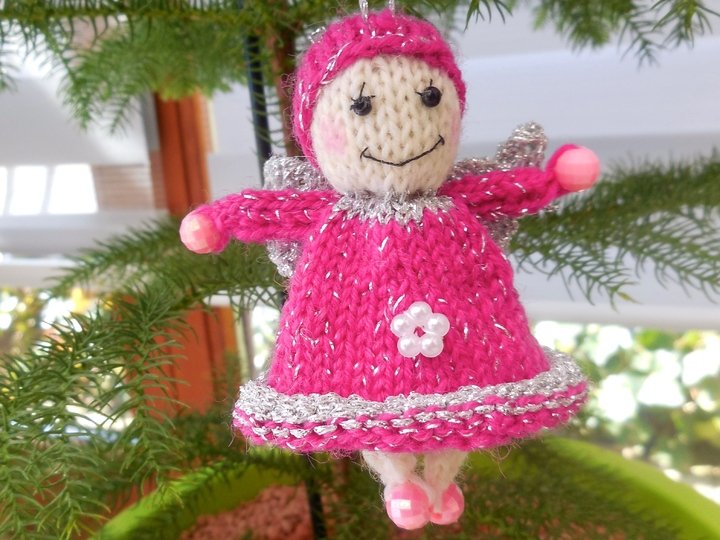 Strickanleitung Engelchen - Schutzengel - Taschenbaumler