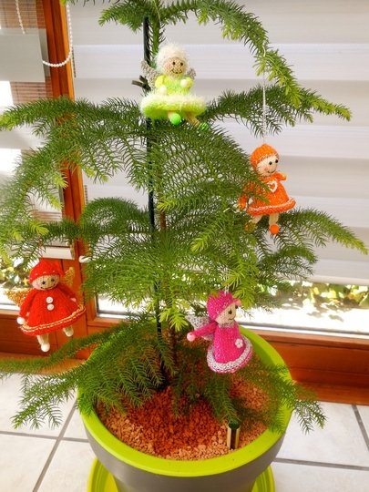 Strickanleitung Engelchen - Schutzengel - Taschenbaumler