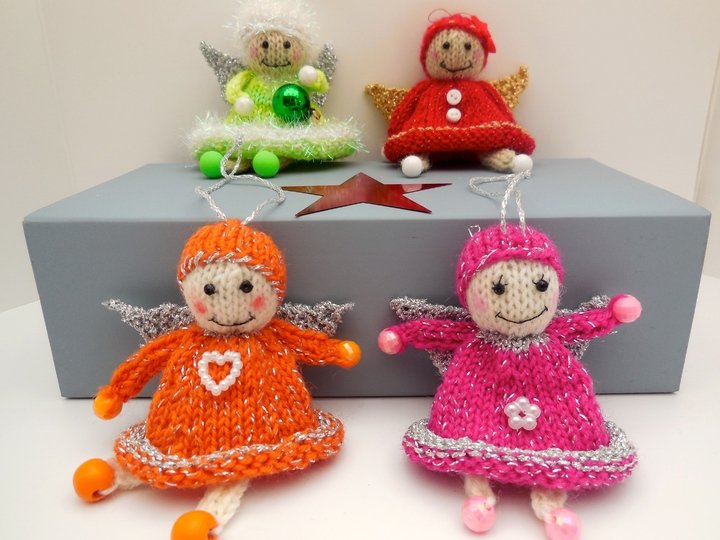 Strickanleitung Engelchen - Schutzengel - Taschenbaumler