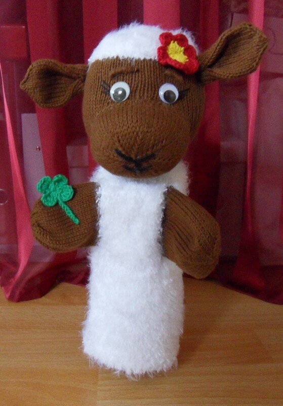 Schaf Dame Handpuppe - Bild 2