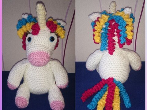 Amigurumi Einhorn Plüschtier