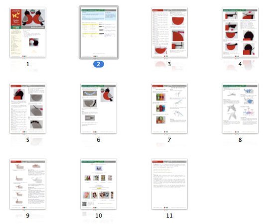 030 Crochet Pattern - Bullfinch Potholder or decor  - Amigurumi PDF file by Zabelina CP