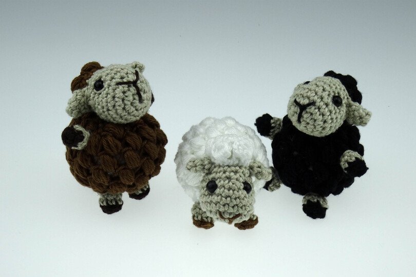 Osterei Schafe Häkelanleitung Amigurumi