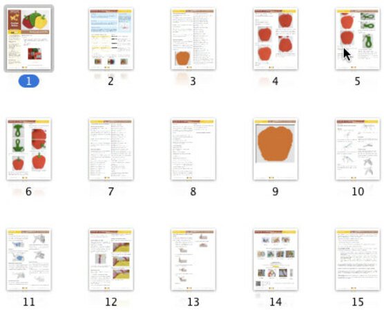 070 Crochet Pattern - Sweet peppers Potholder or decor  - Amigurumi PDF file by Zabelina CP