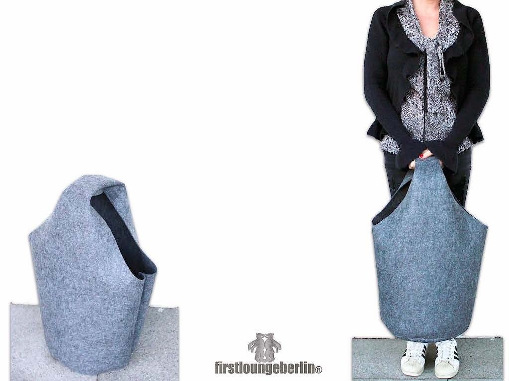Hippie BEUTELTASCHE für Klein & Groß in 4 Größen S bis XL Nähanleitung mit Schnittmuster von firstloungeberlin - Bild 7