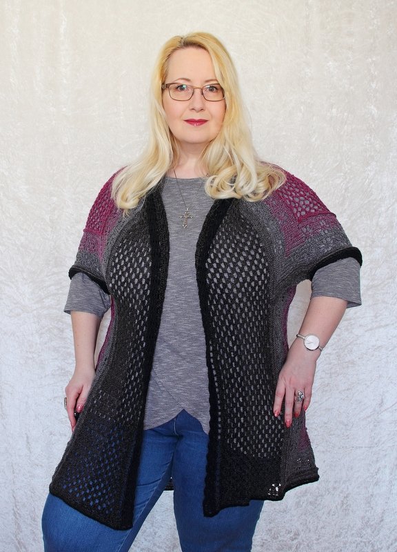 Häkelanleitung Seelenwärmer / Weste / Shrug Meadow - Bild 7