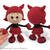 158 Crochet Pattern - Girl doll in a Halloween devil outfit - Amigurumi PDF file by Stelmakhova CP