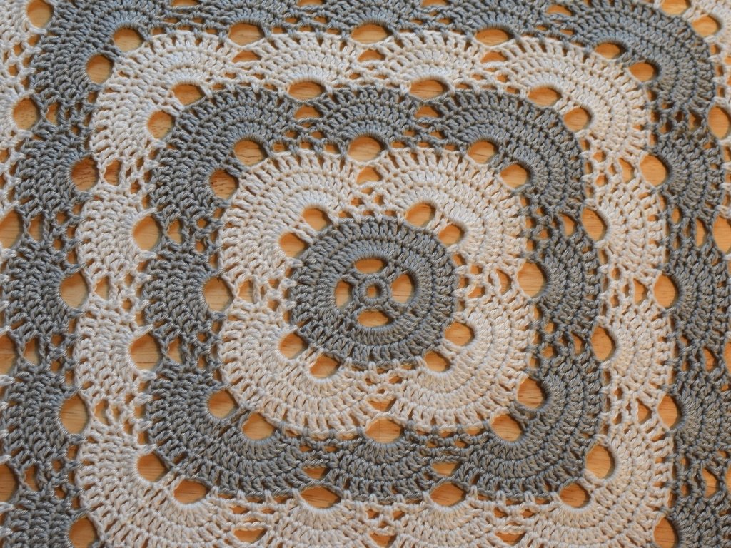 Virusdecke ala Maschenanschlag häkeln - Bild 3