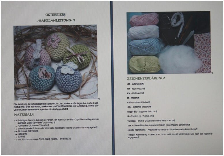 Ostereier Häkelanleitung